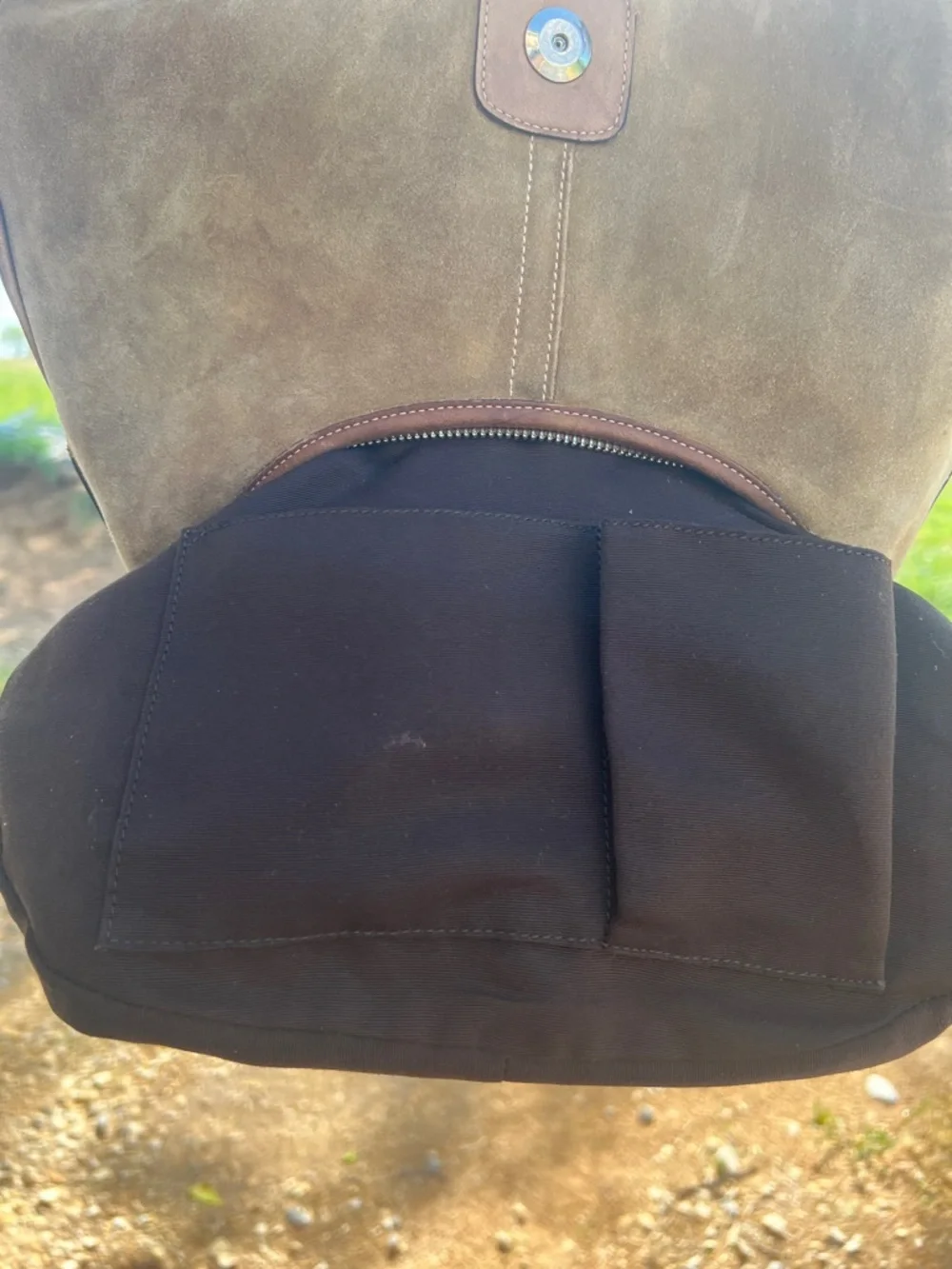 Coach  SOHO Vintage 7559 Suede Hobo Bag Tan Brown Leather Y2K Shoulder Bag GUC - Picture 15 of 16